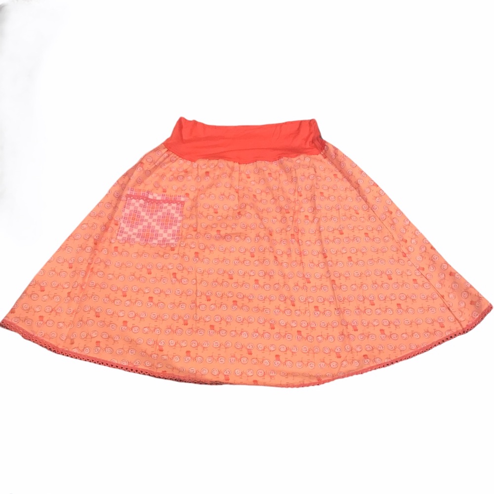 NEW Art & Soul Bercot bike print skirt pockets MED